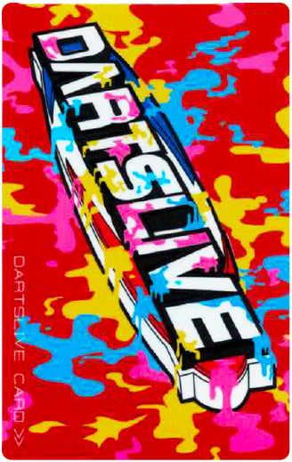 【DARTSLIVE Card】 CAMOUFLAGE PATTERN