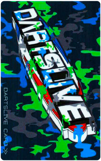 【DARTSLIVE Card】 CAMOUFLAGE PATTERN