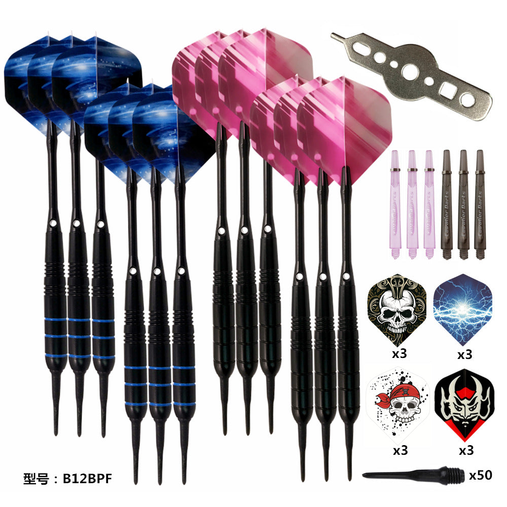 【CAVALIER DARTS】Soft Tip Darts (12 PCS)