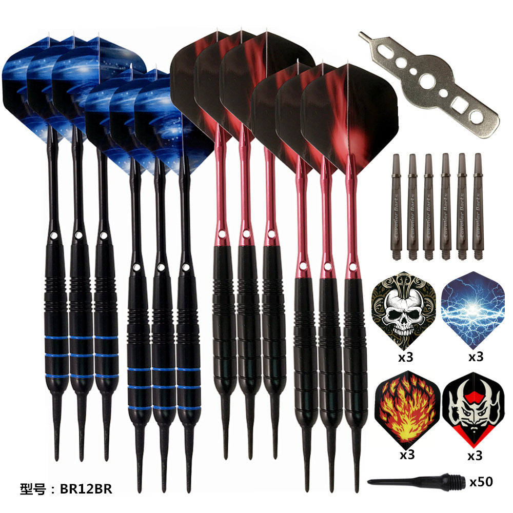 【CAVALIER DARTS】Soft Tip Darts (12 PCS)