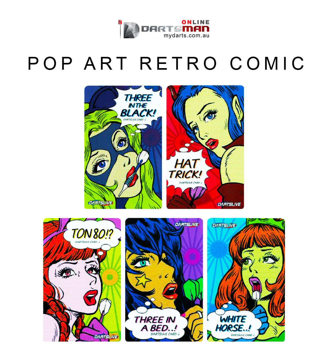【DARTSLIVE Card】 POP ART RETRO COMIC