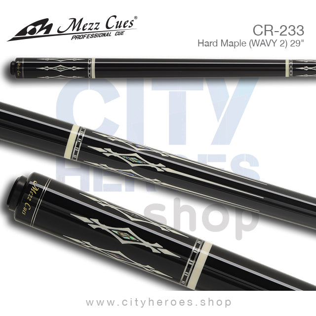 【Mezz Cue】CR-233 (Hard Maple) WAVY 2-29"