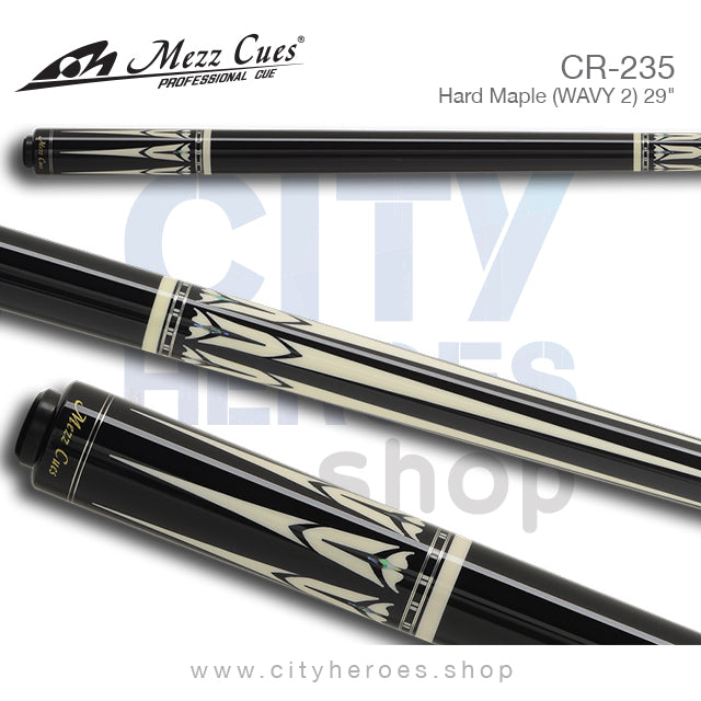 【Mezz Cue】CR-235 (Hard Maple) WAVY 2-29"