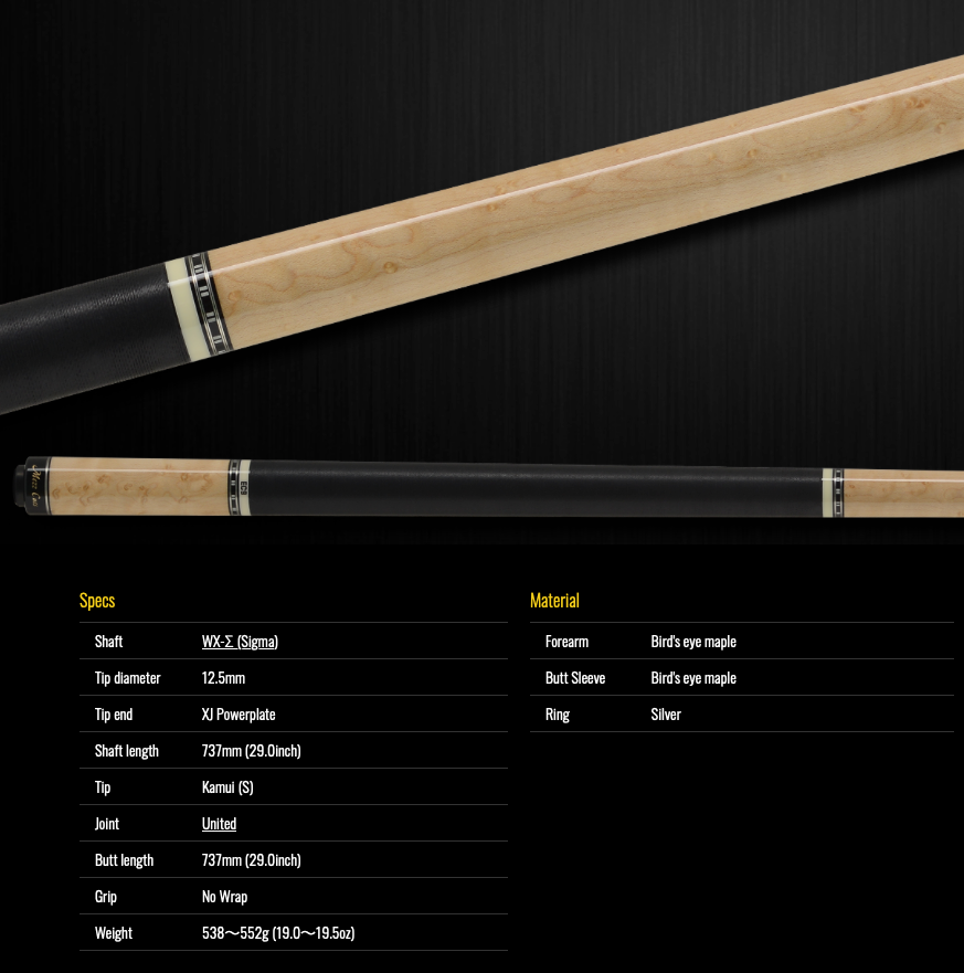 【Mezz Cue】EC9-N (WX-Σ) / United