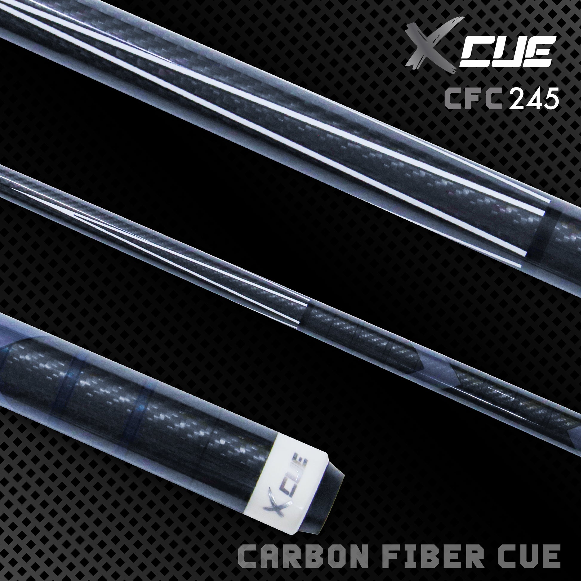 【X Cue】CFC 245 (Carbon Fiber)