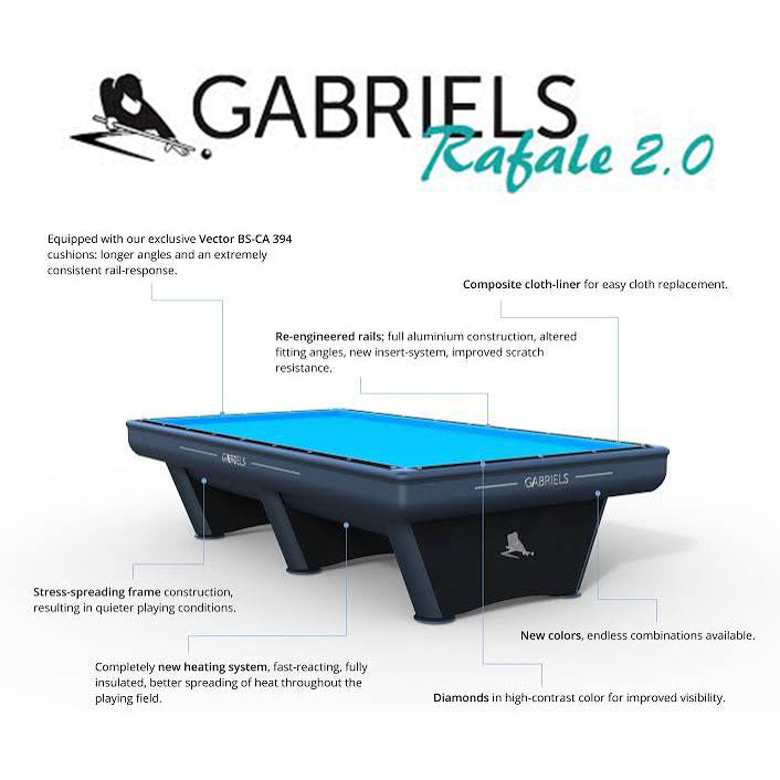 GABRIELS POOL TABLE - RAFALE 2.0