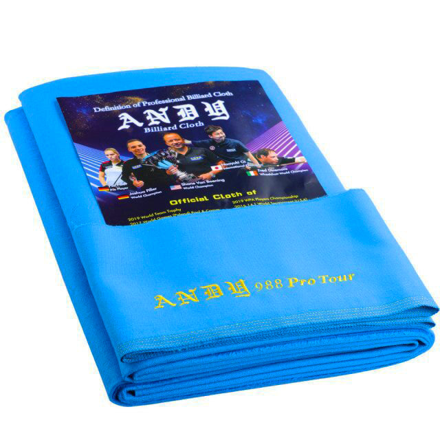 Billiard/Pool Table Cloth【ANDY】988 Pro Tour (Blue)