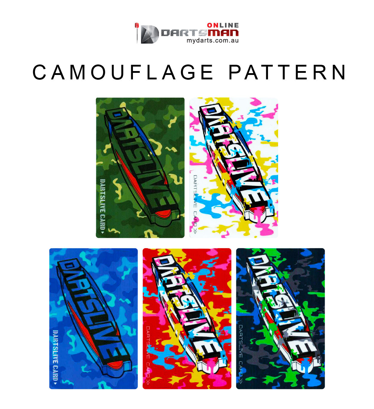 【DARTSLIVE Card】 CAMOUFLAGE PATTERN