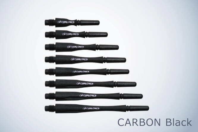【Cosmo Darts】Fit Shaft CARBON - HYBRID  C. Black (Spinning/Locked)
