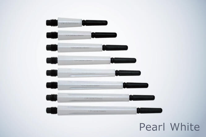 【Cosmo Darts】Fit Shaft CARBON - NORMAL Pearl White (Spinning/Locked)