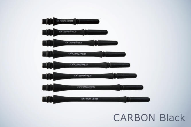 【Cosmo Darts】Fit Shaft CARBON - SLIM  C. Black (Spinning/Locked)