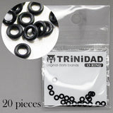 【TRiNiDAD】 O-Ring - BLACK - 20 Pieces - Mydarts